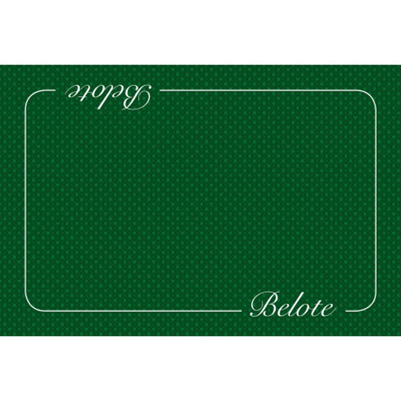 Tapis Belote Coeur de Pique Excellence Vert 40x60