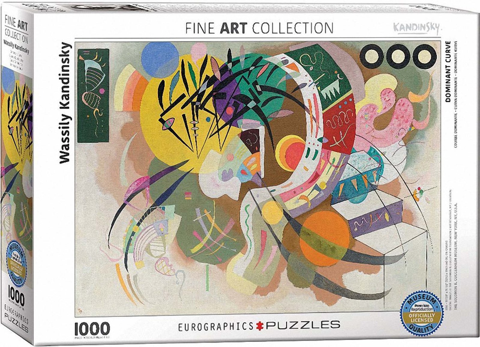 puzzle Kandinsky Courbe Dominante