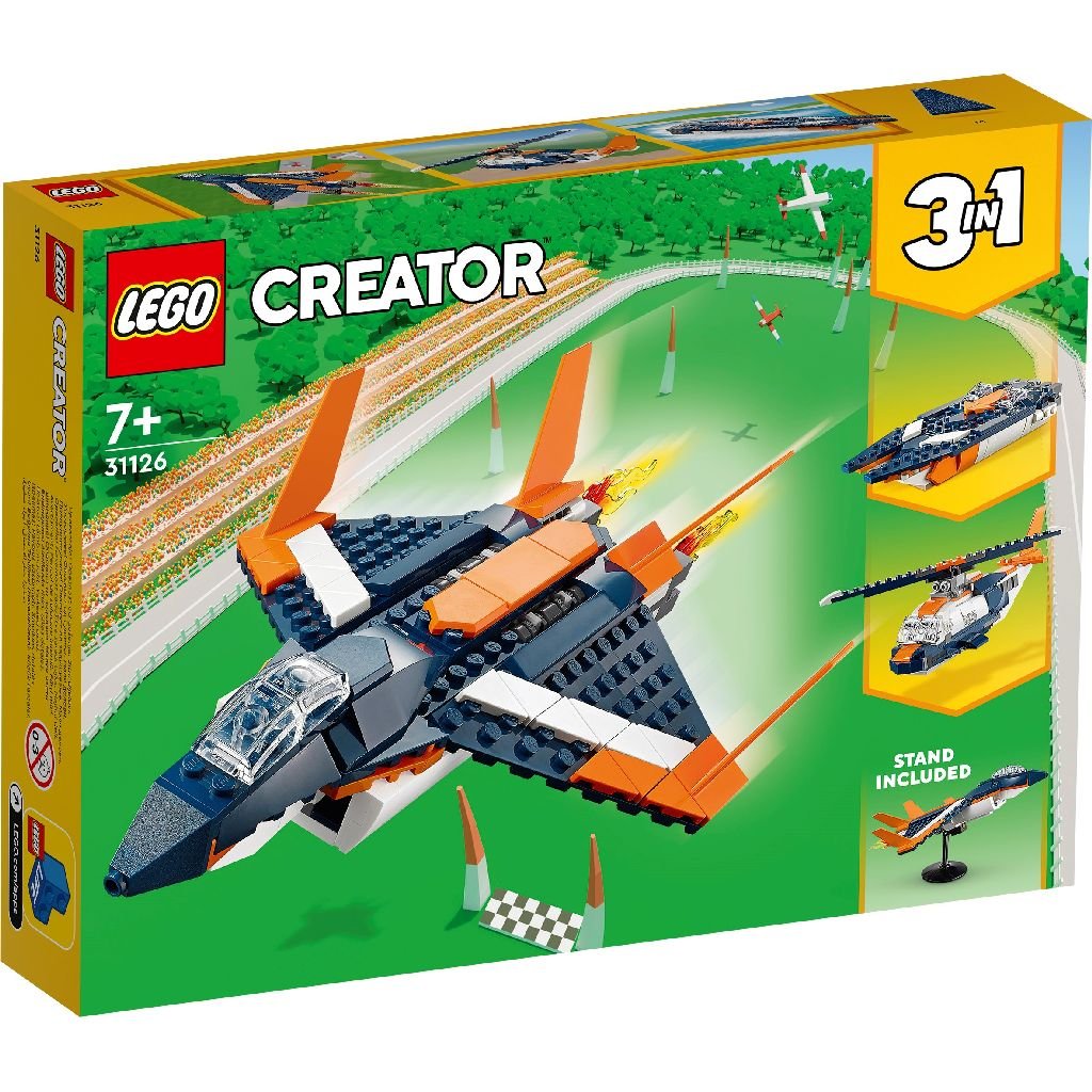 avion supersonique lego Creator