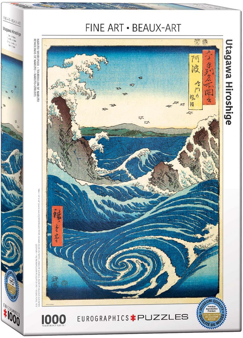 Naruto Whirlpool Utagawa Hiroshije puzzle