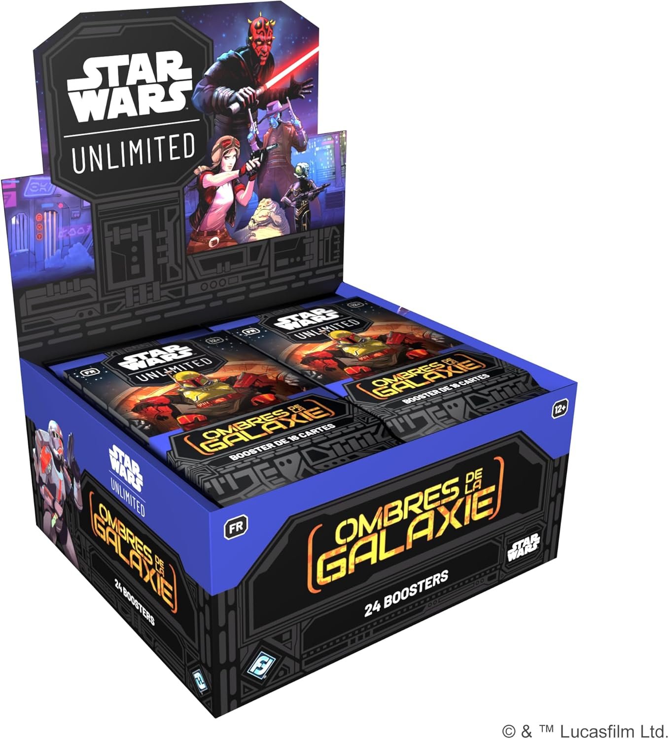 Star Wars Unlimited : Ombres de la galaxie Display 24 boosters