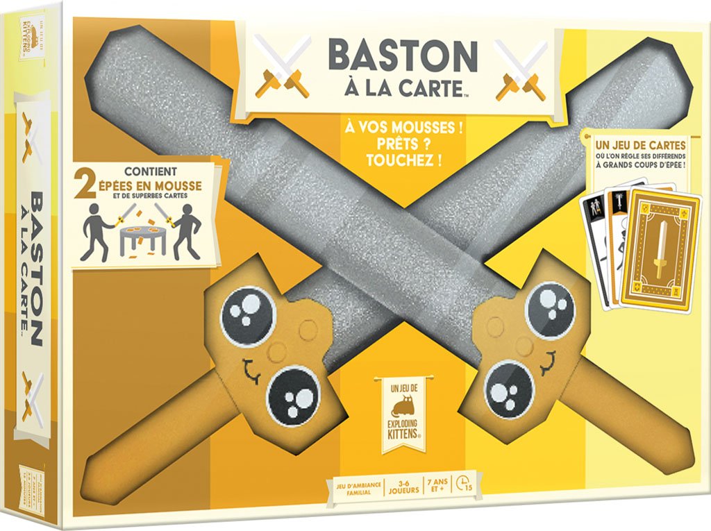 Baston à la carte jeu de société