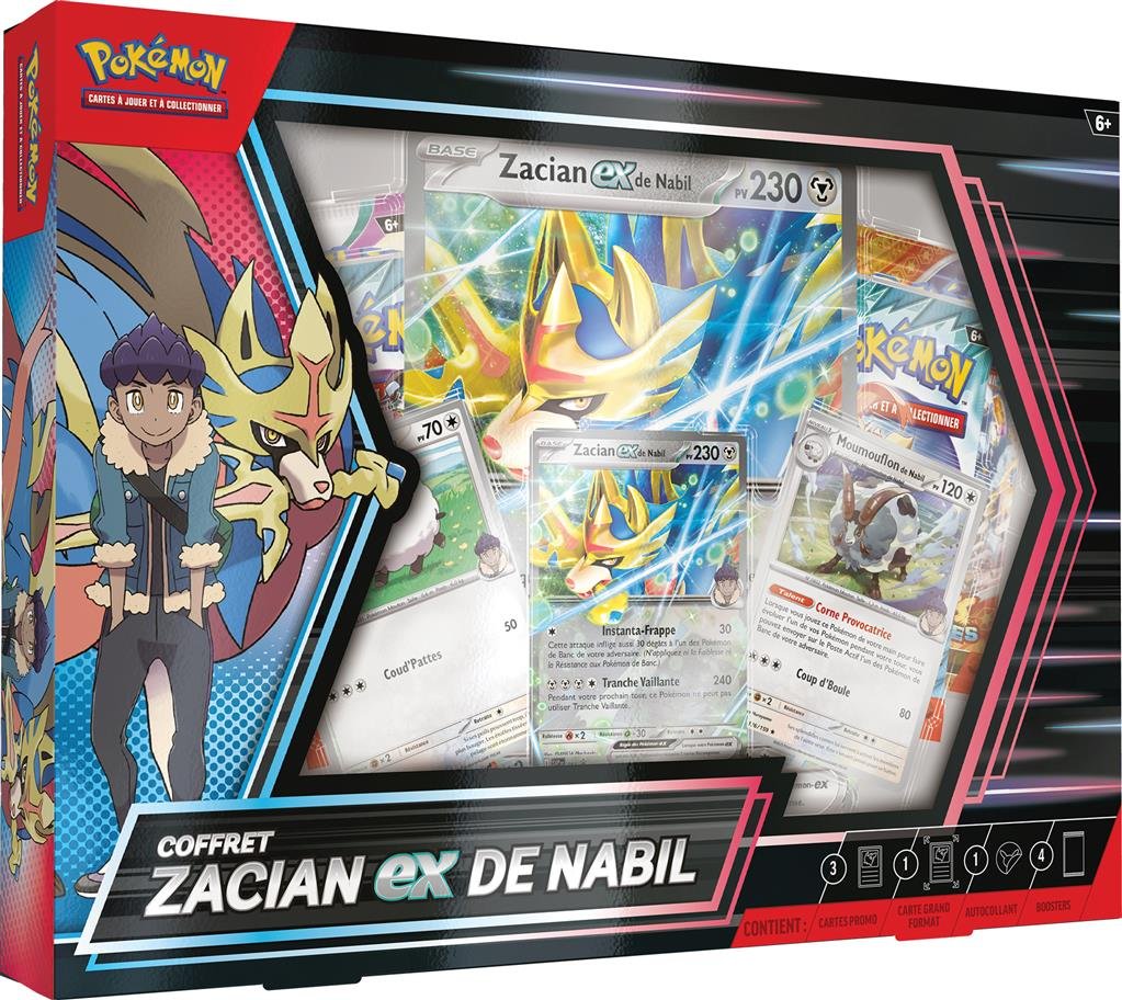 Pokémon - Coffret Zacian-EX de Nabil