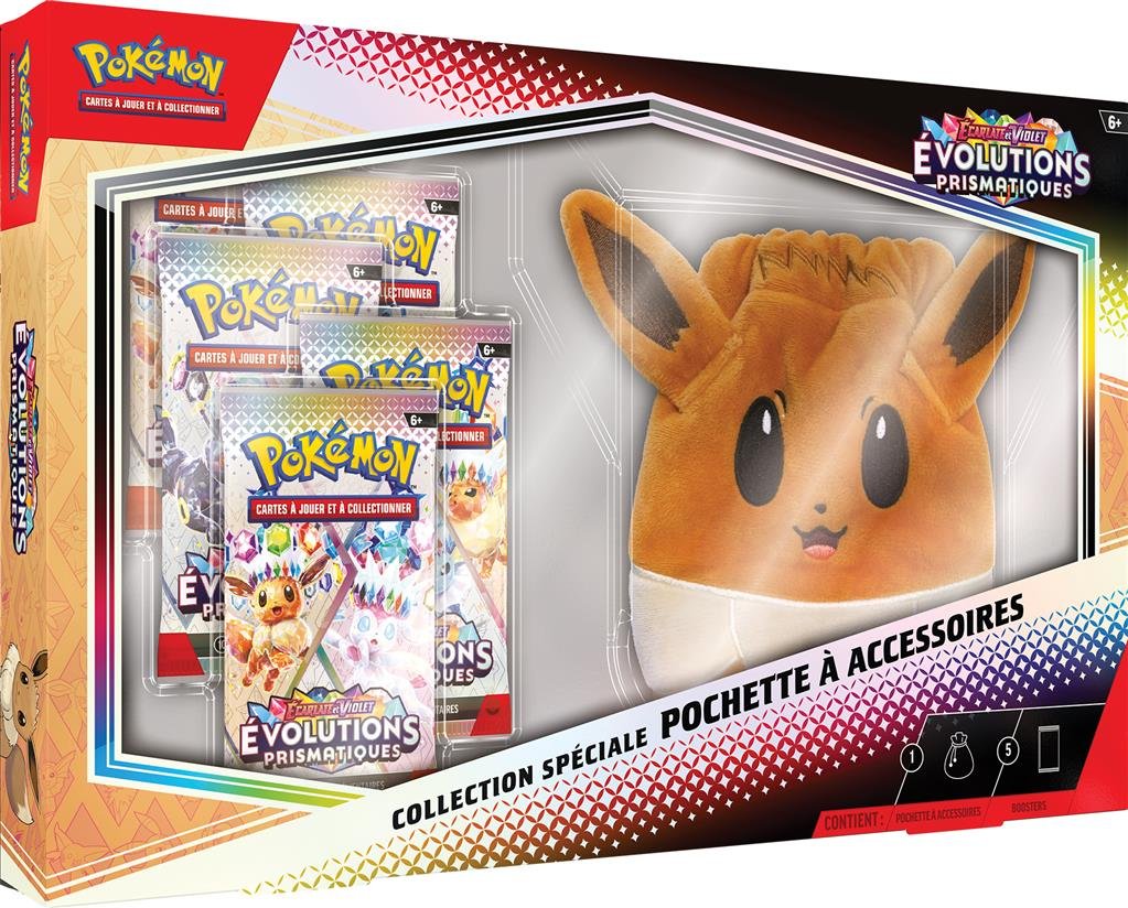 Pokémon EV8.5 : Collection Spéciale Pochette à Accessoires "Evolutions Prismatiques"