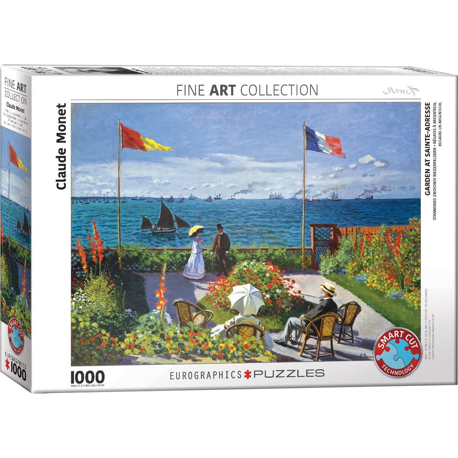 Jardin à Sainte-Adresse, Monet (Fine Art)