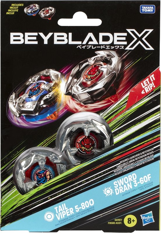 Pack 2 Beyblade Serie X (Toupie seule)