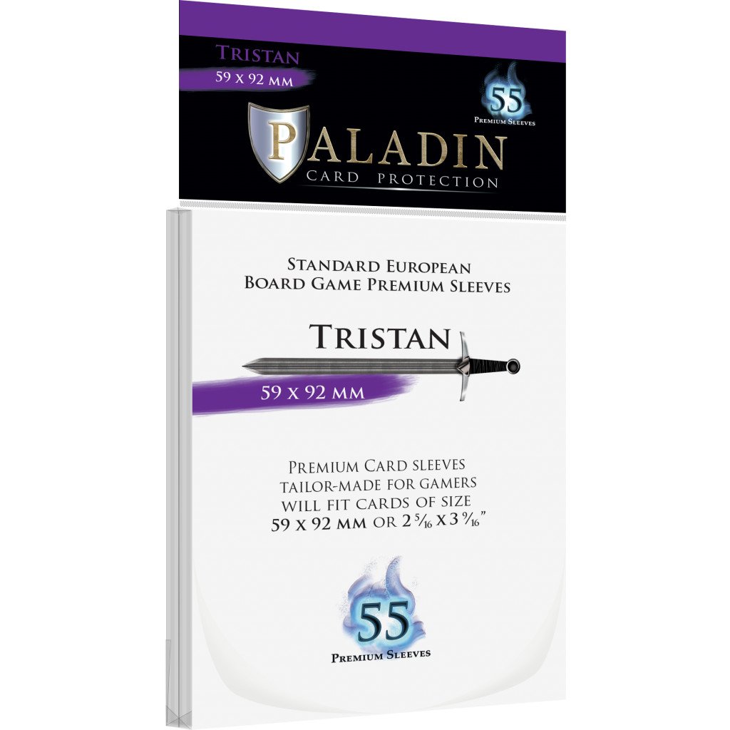 Sleeves Paladin - Tristan Premium European Standard 59x92mm (55)