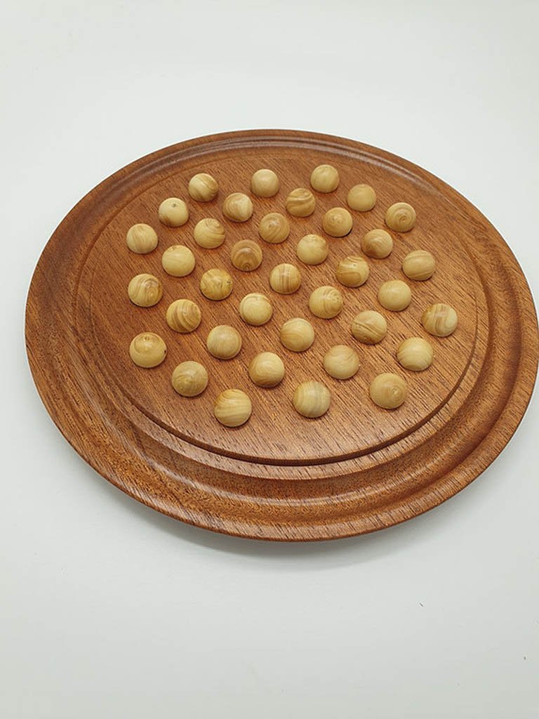 Solitaire rond 25cm billes buis