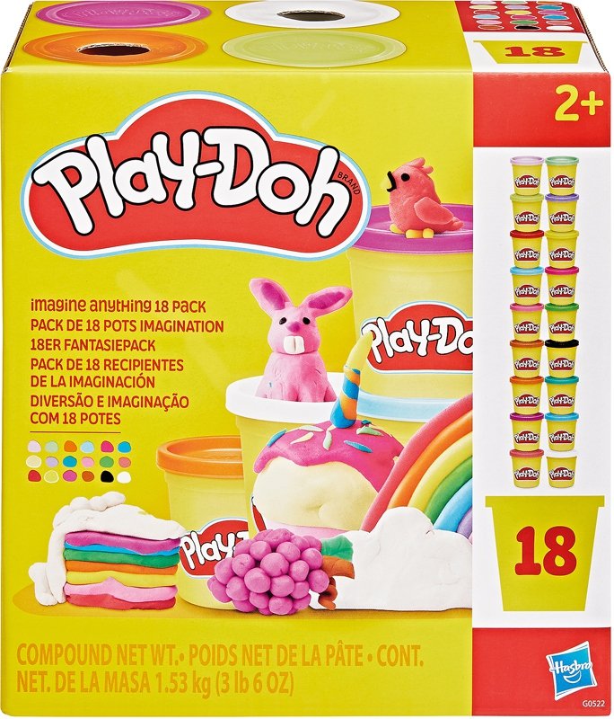 Play-Doh - 18 Pots de pâte à modeler
