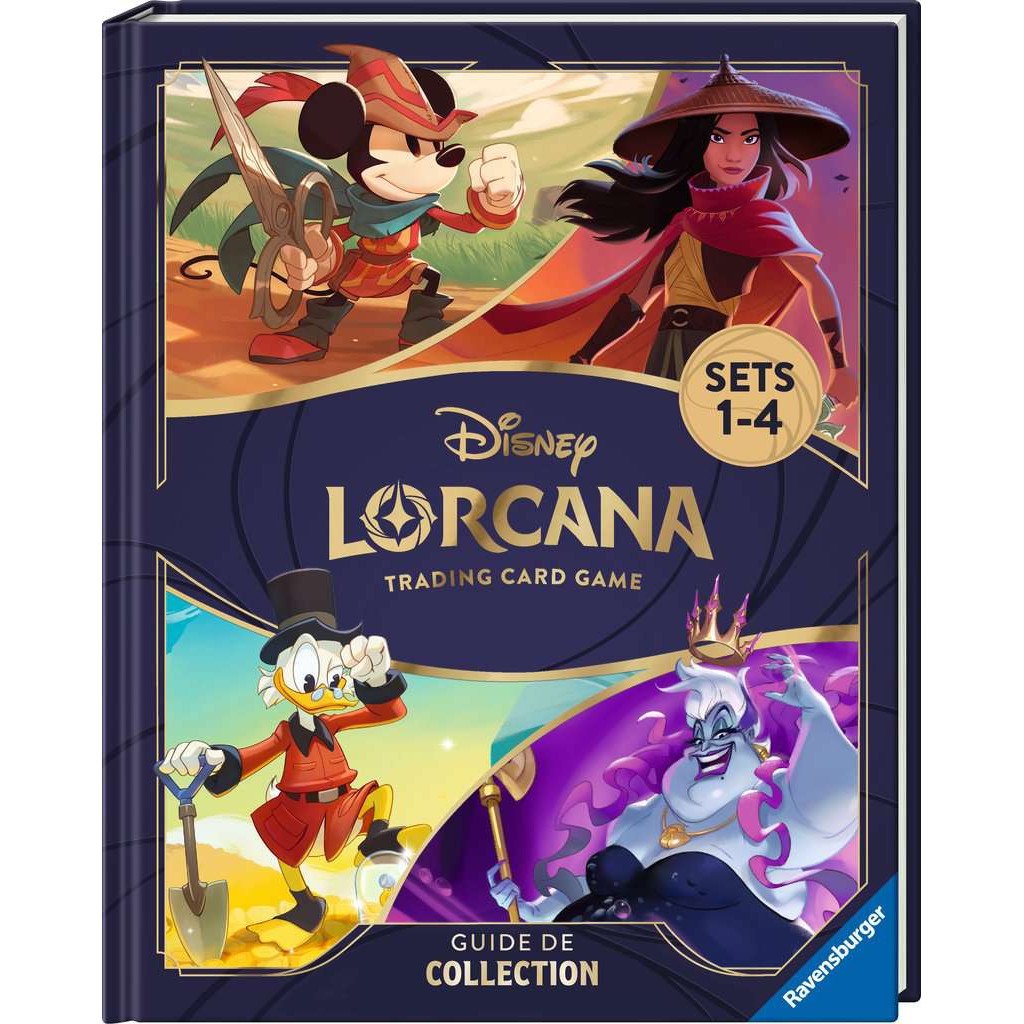Guide de collection Set 1-4 Disney Lorcana