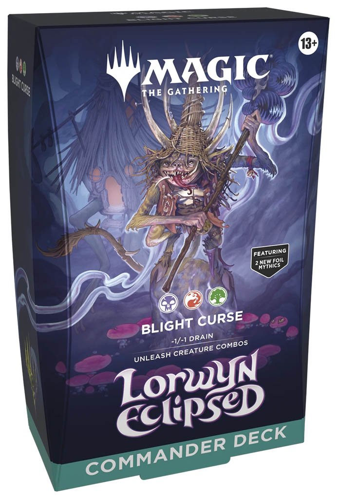Magic The Gathering : Lorwyn Eclipsé Deck Commander "Blight Curse" ANGLAIS
